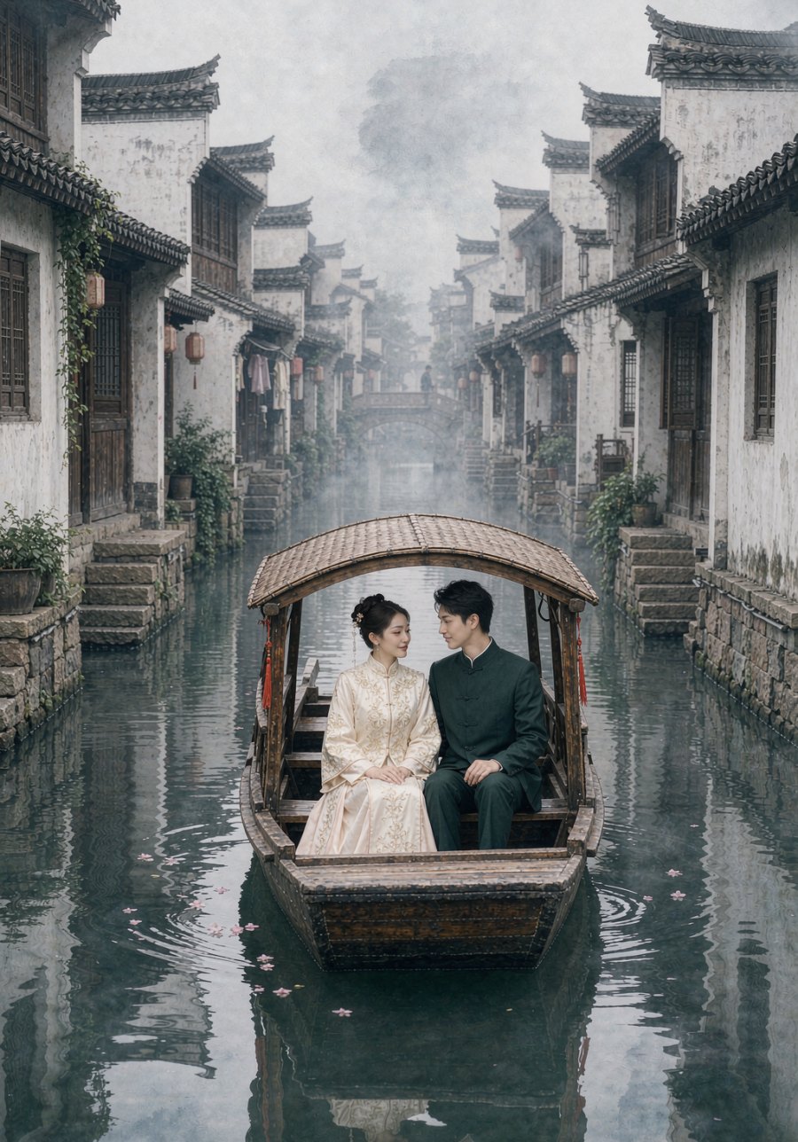 乌篷船